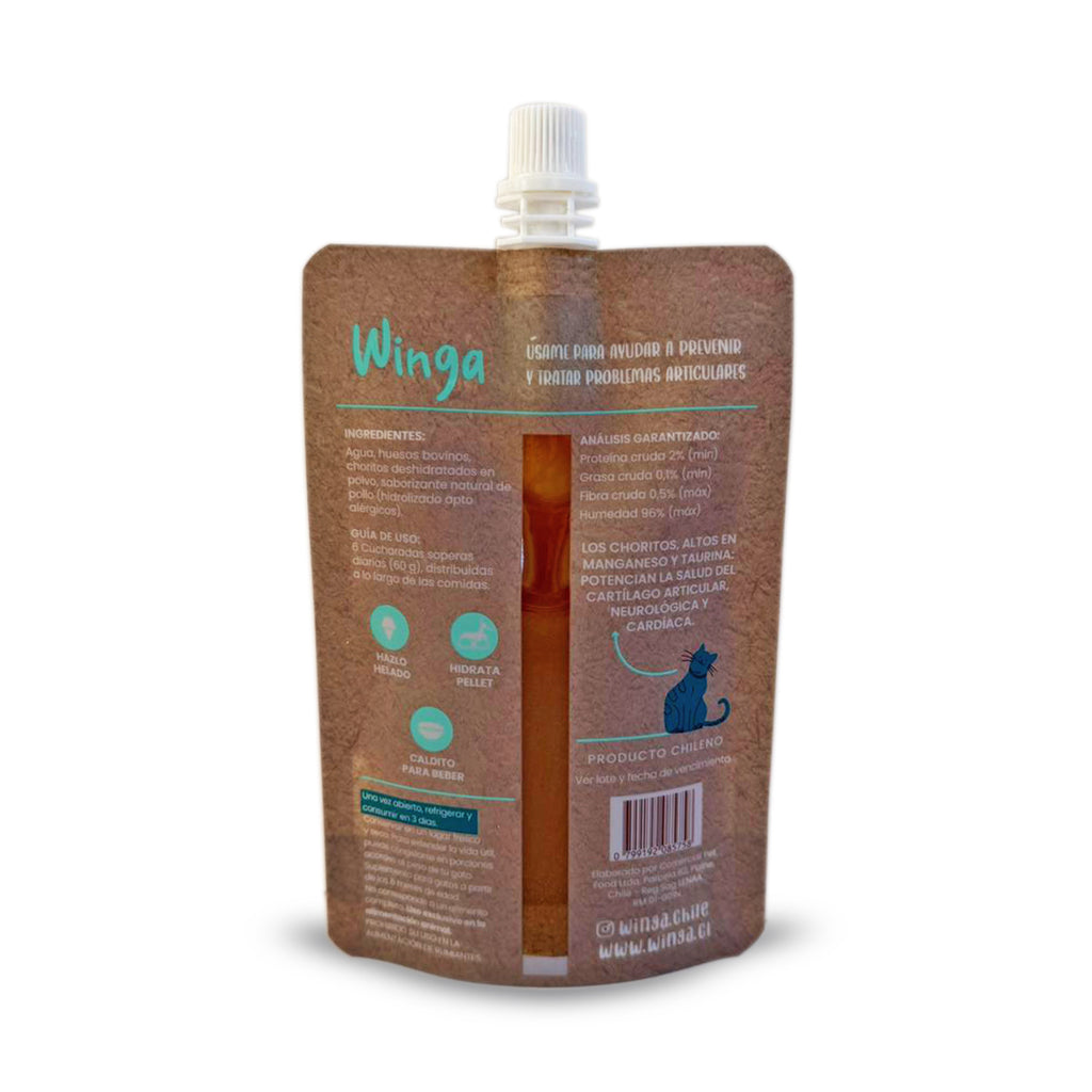 Caldo de Huesos con Choritos Gatos