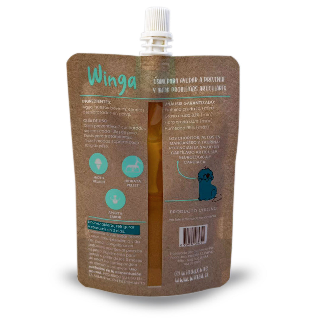 Caldo de Huesos con Choritos Perros