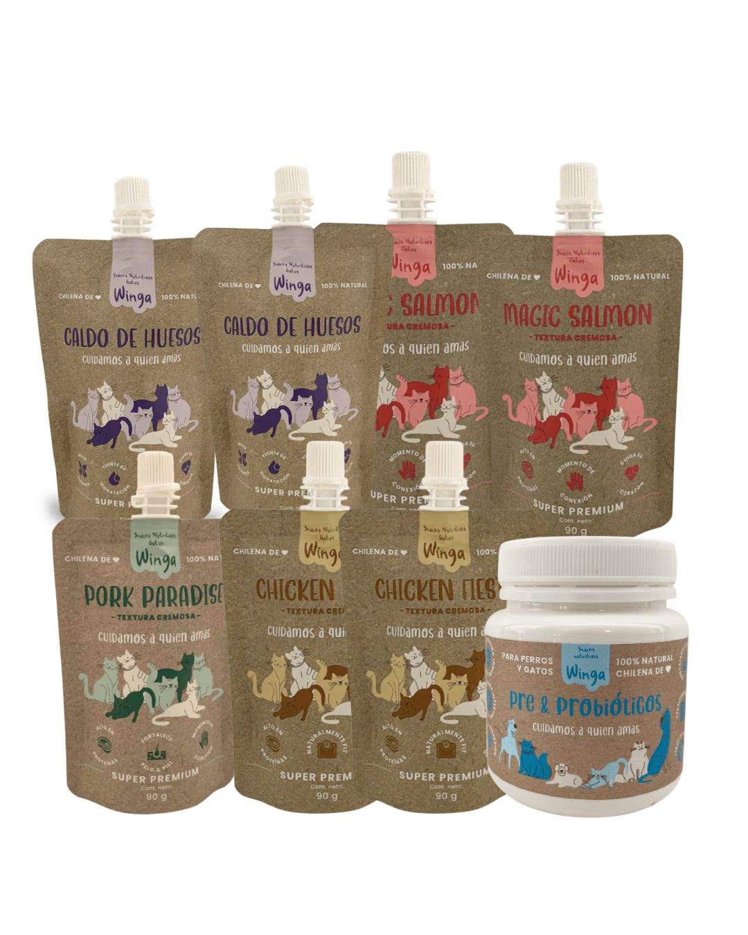 Pack Esenciales Winga Gatos