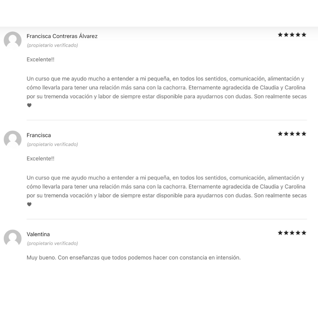 Masterclass online: Mi Cachorro