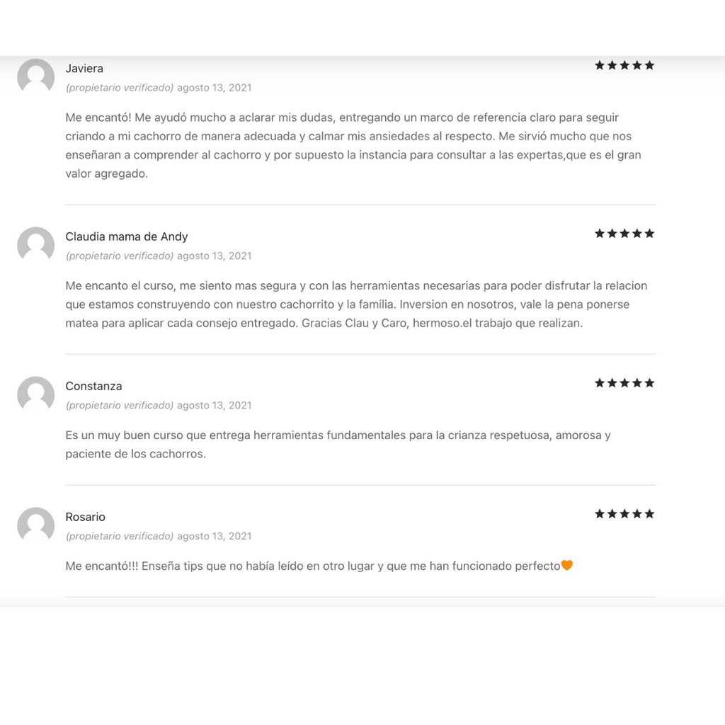 Masterclass online: Mi Cachorro