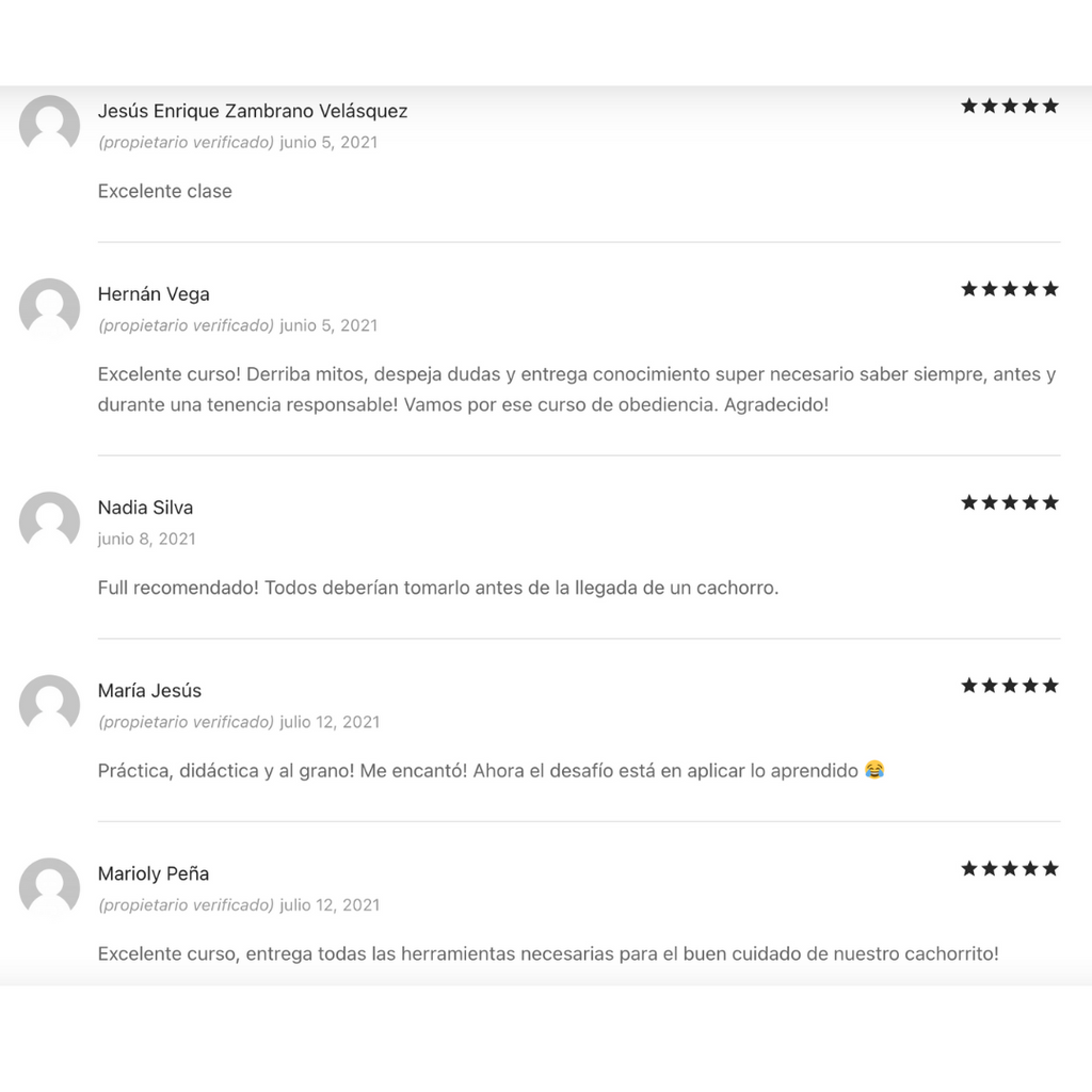 Masterclass online: Mi Cachorro