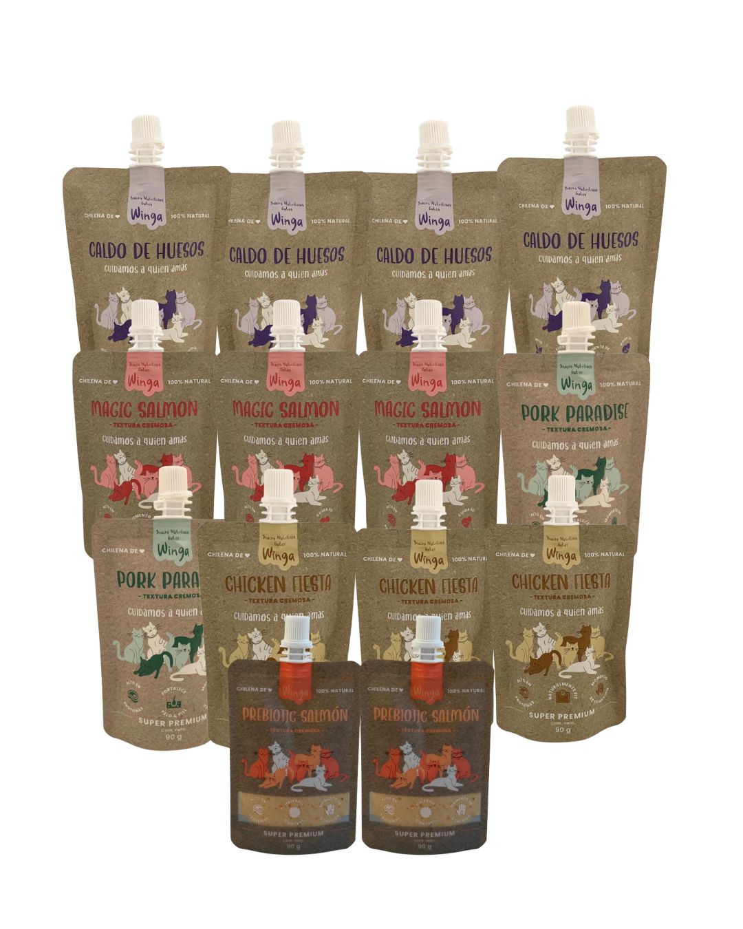 Pack Winga Lovers Gatos